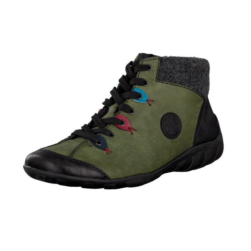 Botas Rieker L6513-00 Para Mulher - Verdes